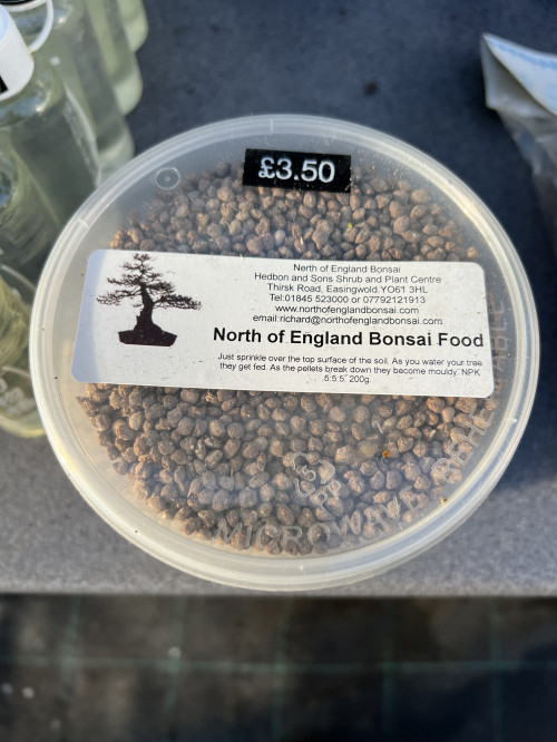 North of England Bonsai North of England Bonsai Food (£3.50)